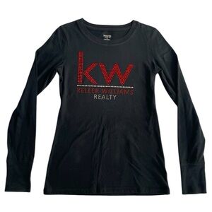 Keller Williams rhinestone bling bejeweled shirt logo Women’s Small